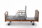 Кровать электрическая MED-MOS DB-2B с поворотным креслом в правую сторону (коричневый)