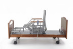 Кровать электрическая MED-MOS DB-2B с поворотным креслом в правую сторону (коричневый)